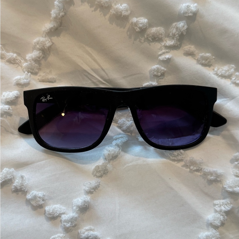 Ray-Ban Black and Purple Sunglasses